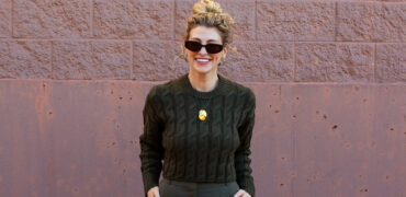 Holiday Tailoring In Olive Green